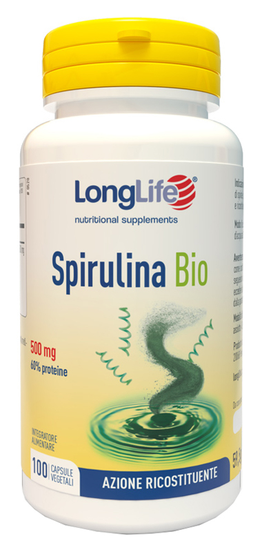 LONGLIFE SPIRULINA BIO 500 MG 100 CAPSULE VEGETALI - Farmaciapacini.it