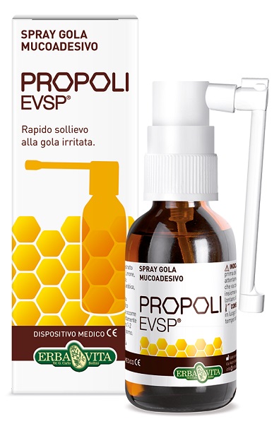 PROPOLI EVSP SPRAY GOLA MUCOADESIVO SENZA ALCOL 20ML - Farmaciapacini.it
