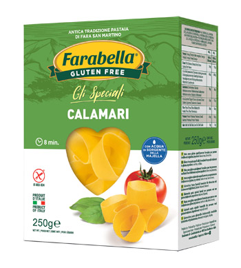 FARABELLA CALAMARI SENZA GLUTINE 250 G - Farmaciapacini.it