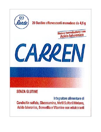 CARREN 20 BUSTINE EFFERVESCENTI MONODOSE DA 4,6 G L'UNA - Farmaciapacini.it