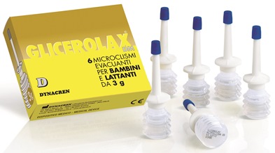GLICEROLAX BAMBINI E LATTANTI MICROCLISMI EVACUANTI 6 PEZZI X 3 G CONTIENE AMIDO DI RISO - Farmaciapacini.it