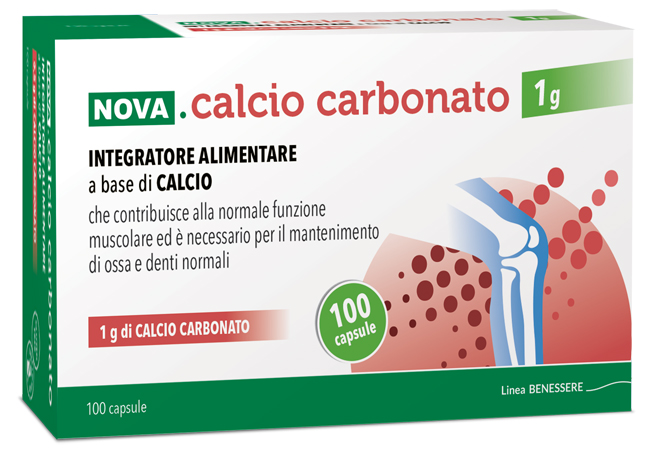 NOVA CALCIO CARBONATO 1 G 100 CAPSULE - Farmaciapacini.it