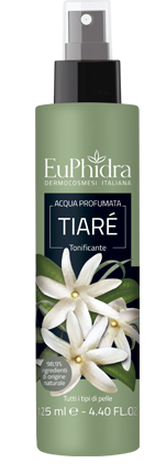 EUPHIDRA ACQUA PROFUMATA TIARE' IN FLACONE CON ETICHETTA POMPA SPRAY - Farmaciapacini.it