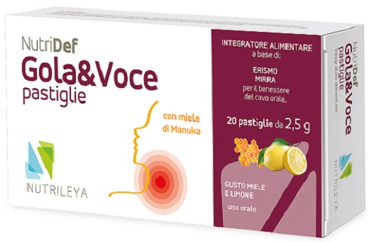 NUTRIDEF GOLA & VOCE MIELE E LIMONE 20 PASTIGLIE - Farmaciapacini.it