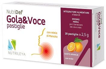 NUTRIDEF GOLA & VOCE ARANCIA 20 PASTIGLIE - Farmaciapacini.it