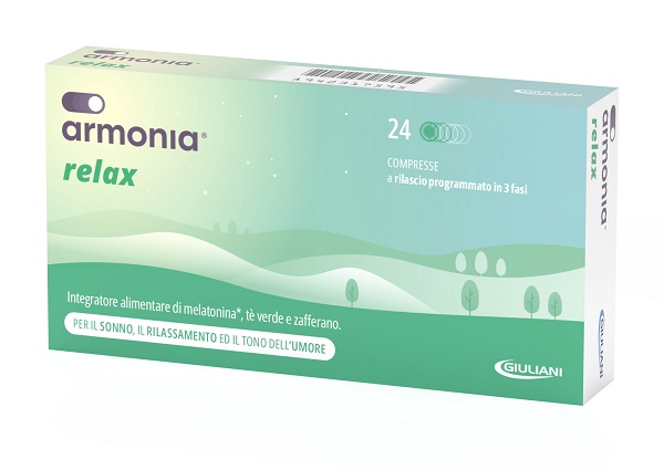 ARMONIA RELAX 1 MG A BASE DI MELATONINA 24 COMPRESSE - Farmaciapacini.it