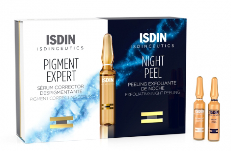 ISDINCEUTICS ROUTINE ANTIMACCHIE ISDINCEUTICS PIGMENT EXPERT 10 FIALE GIORNO + ISDINCEUTICS NIGHT PEEL 10 FIALE NOTTE - Farmaciapacini.it