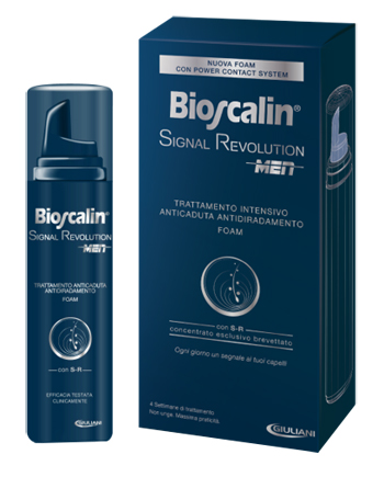 BIOSCALIN SIGNAL REVOLUTION MEN TRATTAMENTO INTENSIVO ANTICADUTA ANTIDIRADAMENTO FOAM 75 ML - Farmaciapacini.it