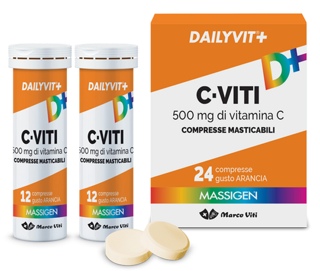 C VITI 500 MG 24 COMPRESSE MASTICABILI - Farmaciapacini.it