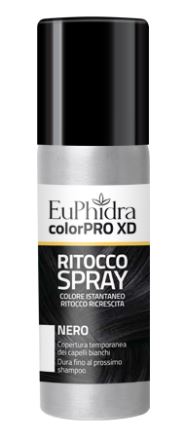 EUPHIDRA COLORPRO XD TINTURA RITOCCO SPRAY CAPELLI NERO 75 ML - Farmaciapacini.it