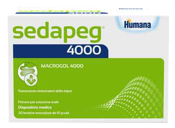 SEDAPEG 4000 20 BUSTINE MONODOSE X 10G HUMANA - Farmaciapacini.it