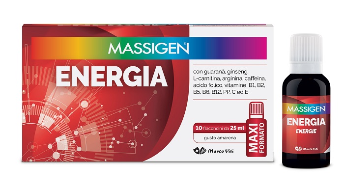 MASSIGEN ENERGIA 10 FLACONI DA 25 ML - Farmaciapacini.it
