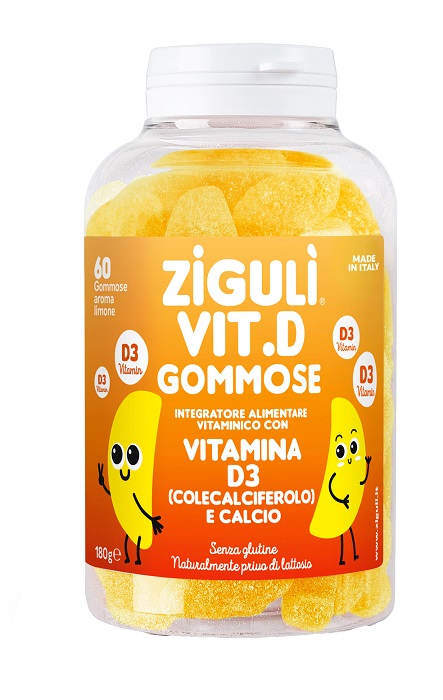 ZIGULI VIT D LIMONE 60 GOMMOSE - Farmaciapacini.it