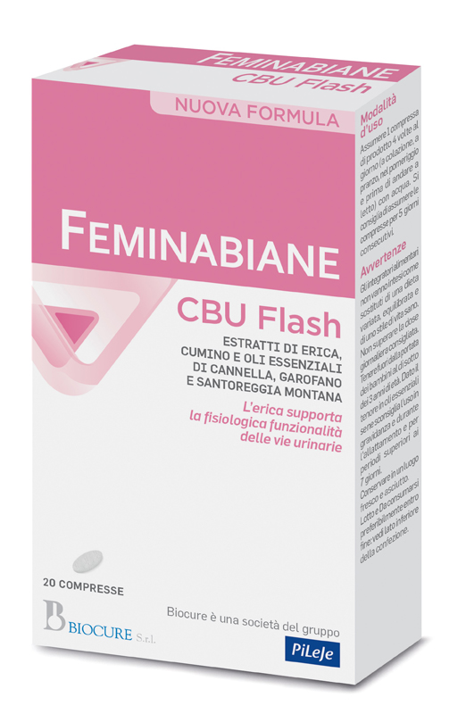 FEMINABIANE CBU FLASH 20 COMPRESSE NUOVA FORMULA - Farmaciapacini.it