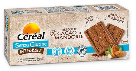 CEREAL SENZA GLUTINE INTEGRALE BISCOTTI CACAO E MANDORLE 150 G - Farmaciapacini.it