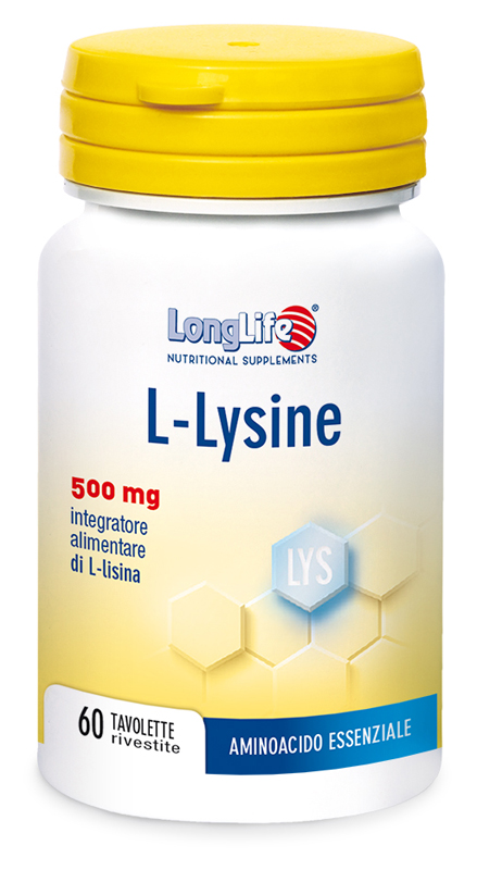 LONGLIFE L-LYSINE 500MG 60 TAVOLETTE - Farmaciapacini.it