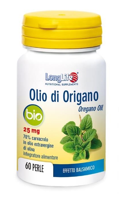LONGLIFE OLIO ORIGANO BIO 60 PERLE - Farmaciapacini.it