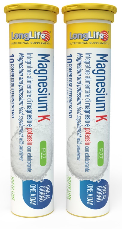 LONGLIFE MAGNESIUM K FIZZ 20 COMPRESSE EFFERVESCENTI - Farmaciapacini.it