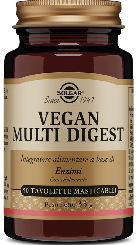 VEGAN MULTI DIGEST 50 TAVOLETTE MASTICABILI - Farmaciapacini.it