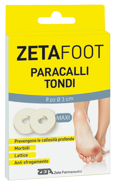 ZETAFOOT PARACALLO GRANDE TONDO LATTICE 8 PEZZI - Farmaciapacini.it
