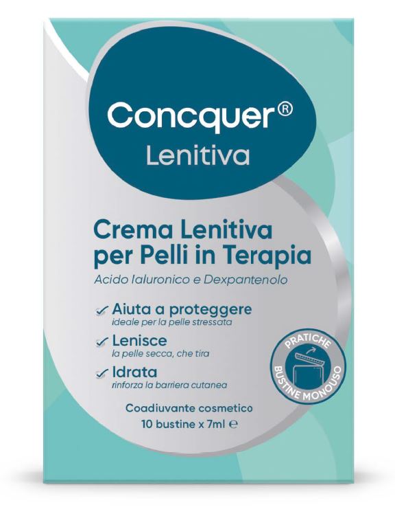 CONCQUER CREMA LENITIVA 10 BUSTINE DA 7 ML - Farmaciapacini.it