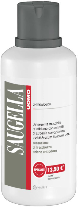 SAUGELLA UOMO DETERGENTE 500 ML TAGLIO PREZZO - Farmaciapacini.it