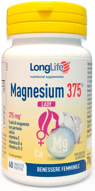 LONGLIFE MAGNESIUM 375 LADY 60 TAVOLETTE - Farmaciapacini.it