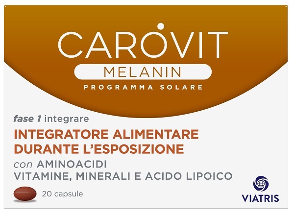 CAROVIT MELANIN PROGRAMMA SOLARE 20 CAPSULE - Farmaciapacini.it