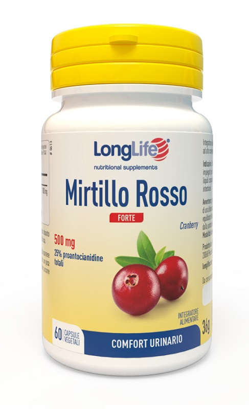 LONGLIFE MIRTILLO ROSSO FORTE 60 CAPSULE VEGETALI - Farmaciapacini.it