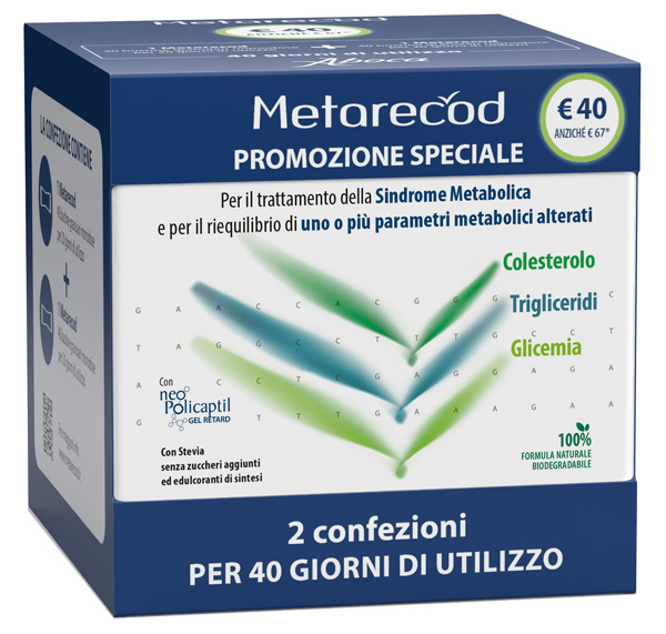 METARECOD 40 BUSTINE GRANULARI DA 2,5 G 2 PEZZI - Farmaciapacini.it