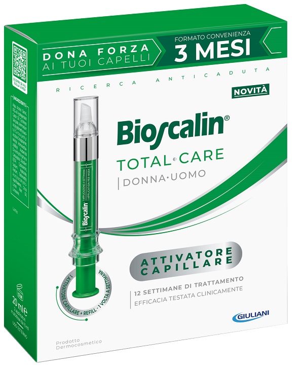 BIOSCALIN TOTAL CARE ATTIVATORE CAPILLARE 2 APPLICATORI MULTIDOSE X 10 ML - Farmaciapacini.it