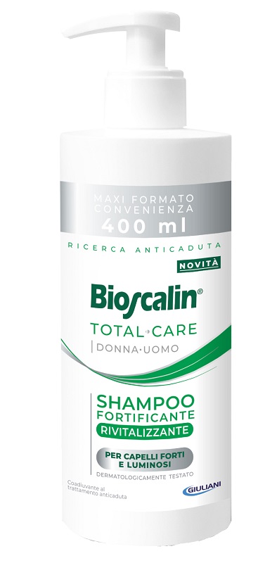 BIOSCALIN TOTAL CARE SHAMPOO FORTIFICANTE RIVITALIZZANTE 400 ML - Farmaciapacini.it