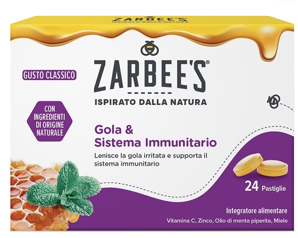ZARBEE'S GOLA & SISTEMA IMMUNITARIO 24 PASTIGLIE - Farmaciapacini.it