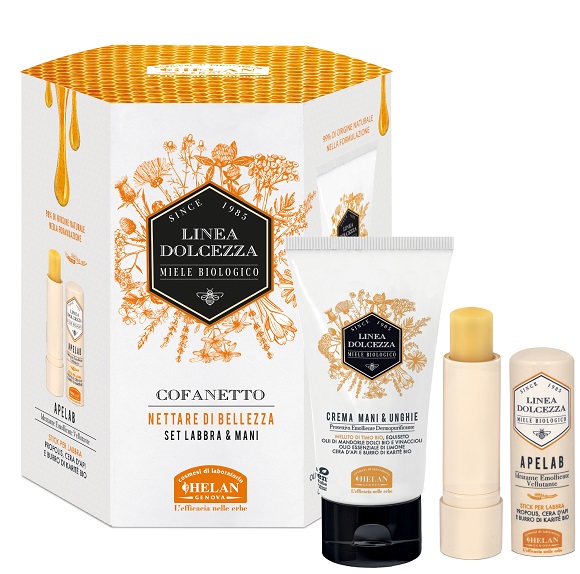 DOLCEZZA COFANETTO NETTARE DI BELLEZZA 1 APELAB STICK LABBRA + 1 CREMA MANI 75 ML - Farmaciapacini.it