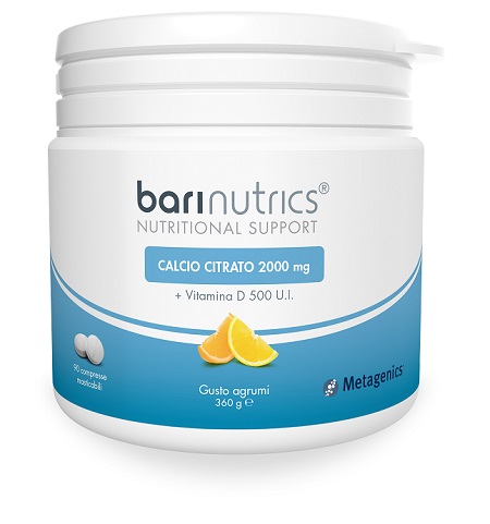BARINUTRICS CALCIO CITRATO ARANCIA LIMONE ITA 90 COMPRESSE - Farmaciapacini.it