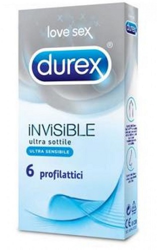 DUREX INVISIBLE PROFILATTICO 6 PEZZI - Farmaciapacini.it