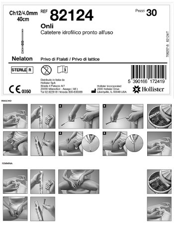 CATETERE IDROFILICO ONLI PRONTO ALL'USO 40 CM CH 12 30 PEZZI - Farmaciapacini.it