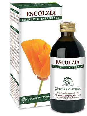 ESCOLZIA ESTRATTO INTEGRALE 200 ML - Farmaciapacini.it