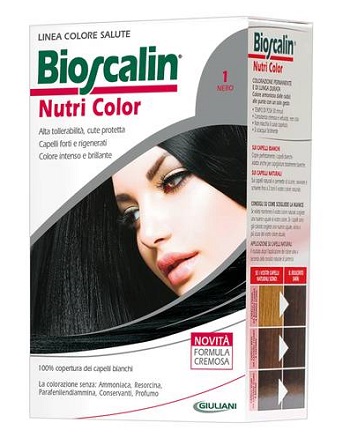 BIOSCALIN NUTRI COLOR 1 NERO SINCROB 124 ML - Farmaciapacini.it