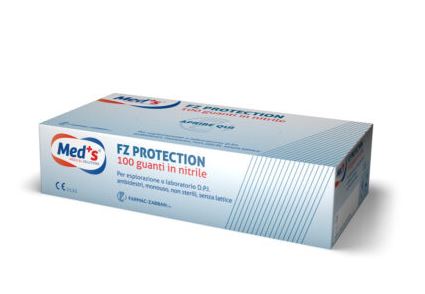 MEDS GUANTI PROTECTION Z NITRILE SENZA POLVERE DPI M - Farmaciapacini.it