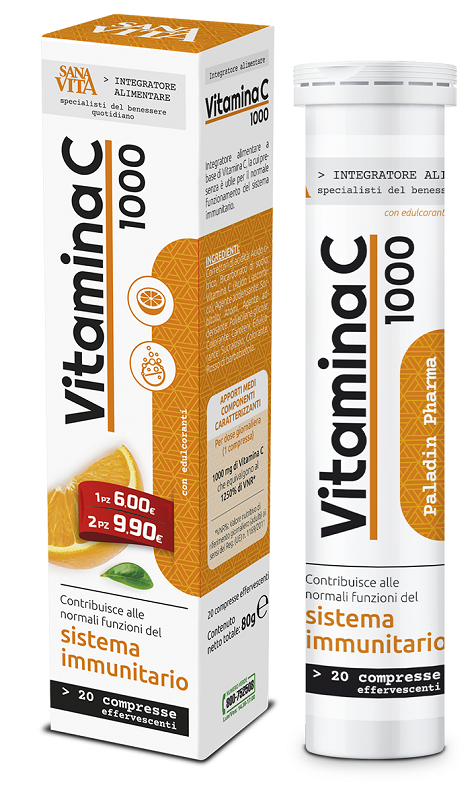SANAVITA VITAMINA C 20 COMPRESSE EFFERVESCENTI - Farmaciapacini.it