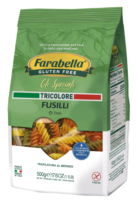 FARABELLA FUSILLI TRICOLORE 500 G - Farmaciapacini.it