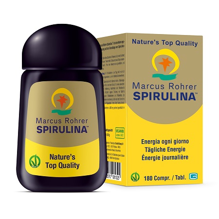 SPIRULINA MARCUS ROHRER RICARICA 180 COMPRESSE - Farmaciapacini.it