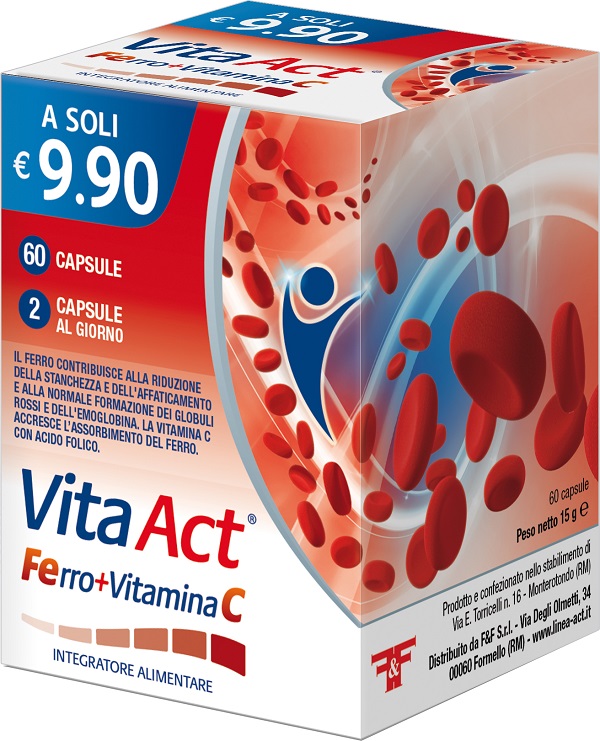 VITA ACT FERRO+VITAMINA C 60 CAPSULE - Farmaciapacini.it