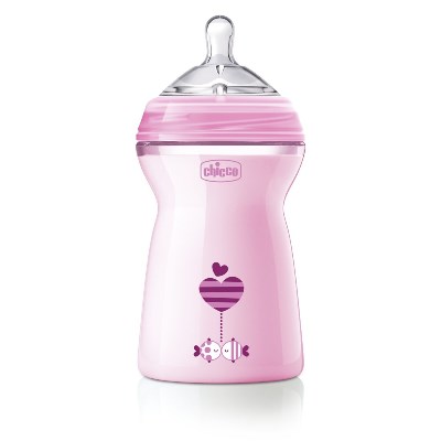 CHICCO BIBERON NATFEEL 6M+ GIRL 330 ML - Farmaciapacini.it