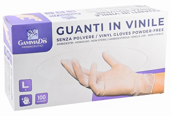 GUANTI VINILE SENZA POLVERE LARGE 100 PEZZI - Farmaciapacini.it