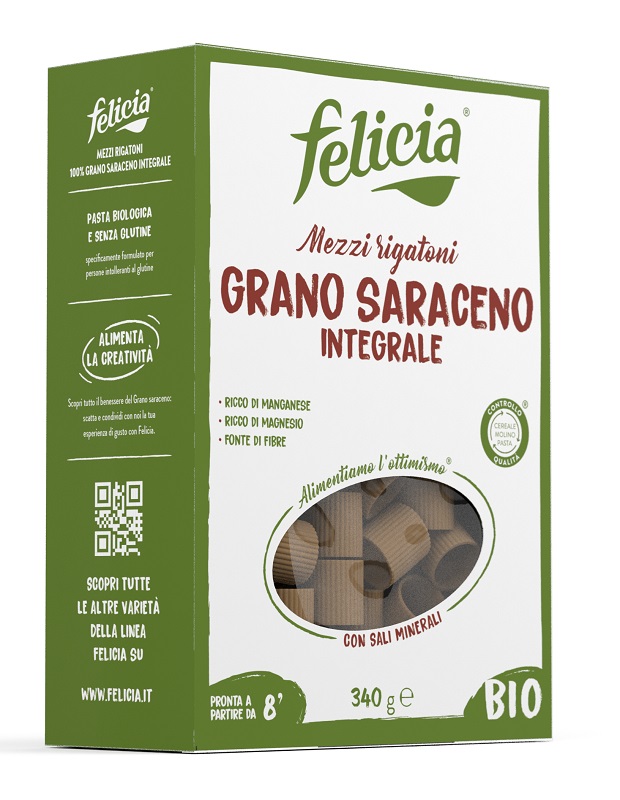 FELICIA BIO SARACENO MEZZI RIGATONI 340 G - Farmaciapacini.it