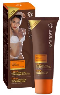 INCAROSE MAXI BRONZE CREMA ACCELERATORE DI ABBRONZATURA 125 ML - Farmaciapacini.it