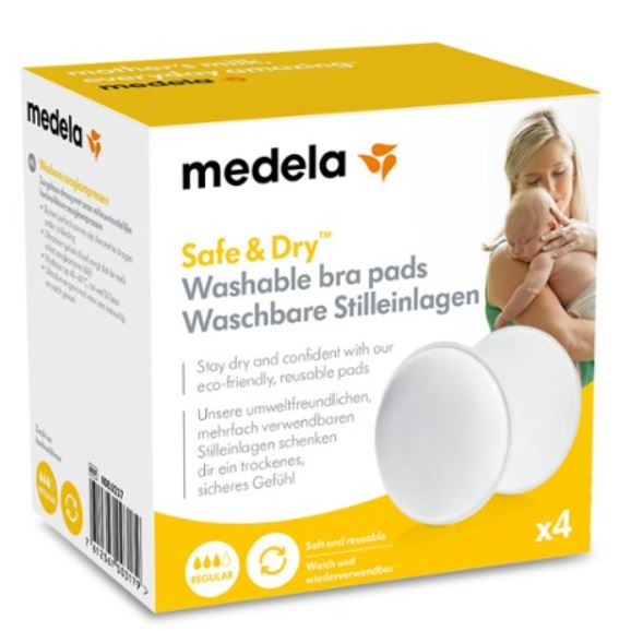 SAFE & DRY COPPETTA ASSORBILATTE LAVABILE 4 PEZZI - Farmaciapacini.it