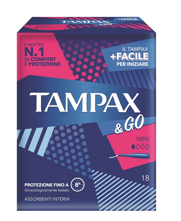 TAMPAX & GO MINI 18 PEZZI - Farmaciapacini.it